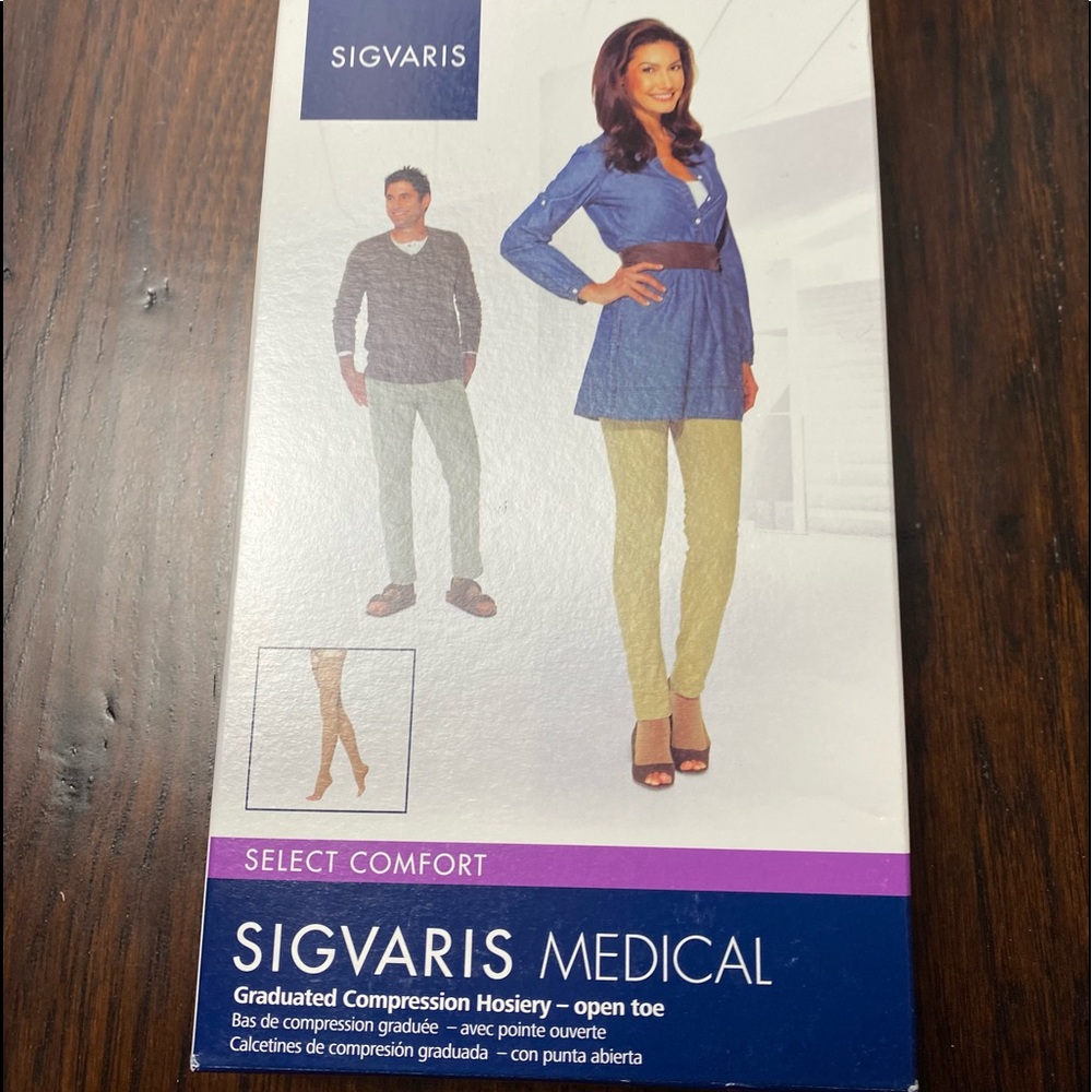 SIGVARIS medical compression hosiery.